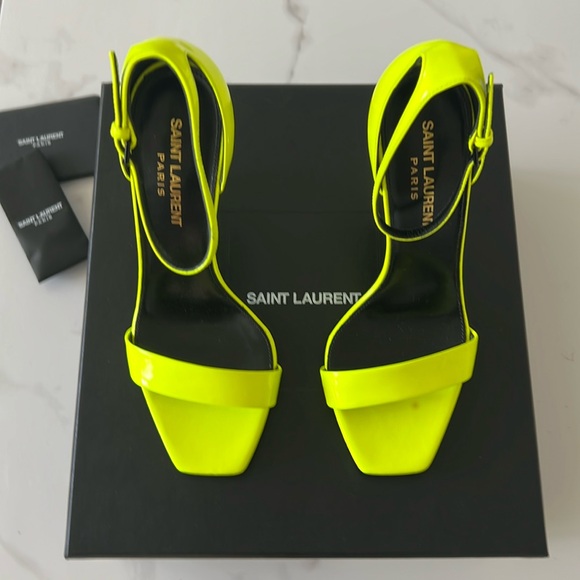 Saint Laurent amber strap heel 36sz, - Picture 1 of 10